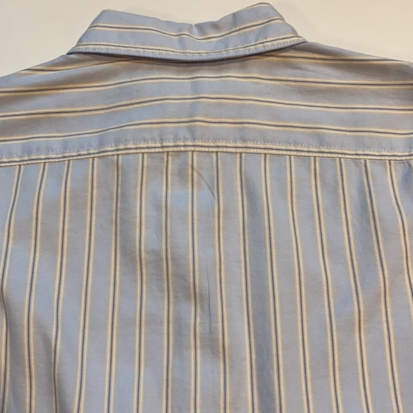Chaps Small Stripe Button Shirt Long Sleeve New D3 - Picture 7 of 10